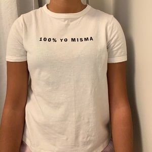 Zara White Tee
